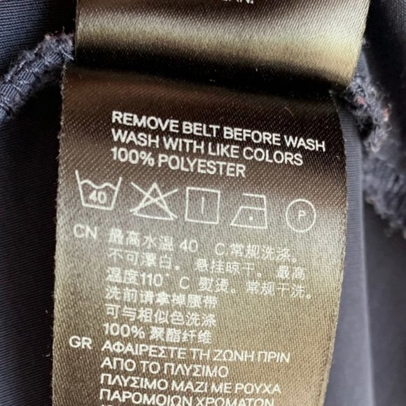 H&M Navy Blue Ruffle Midi Dress - Picture 4 of 5